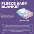 Personalized Cinderella-Inspired Baby Blanket – Custom Name & Birthdate | Princess Baby Blanket